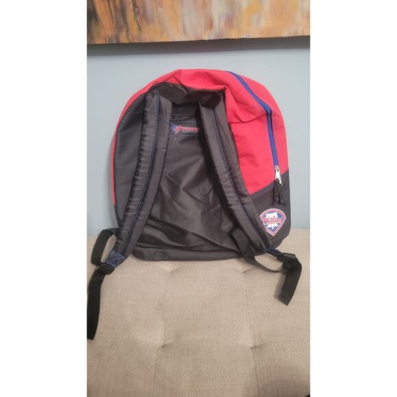 Vintage Philadelphia Phillies MLB Backpack by ProWorks Red Black NWT 90s - Picture 4 of 9